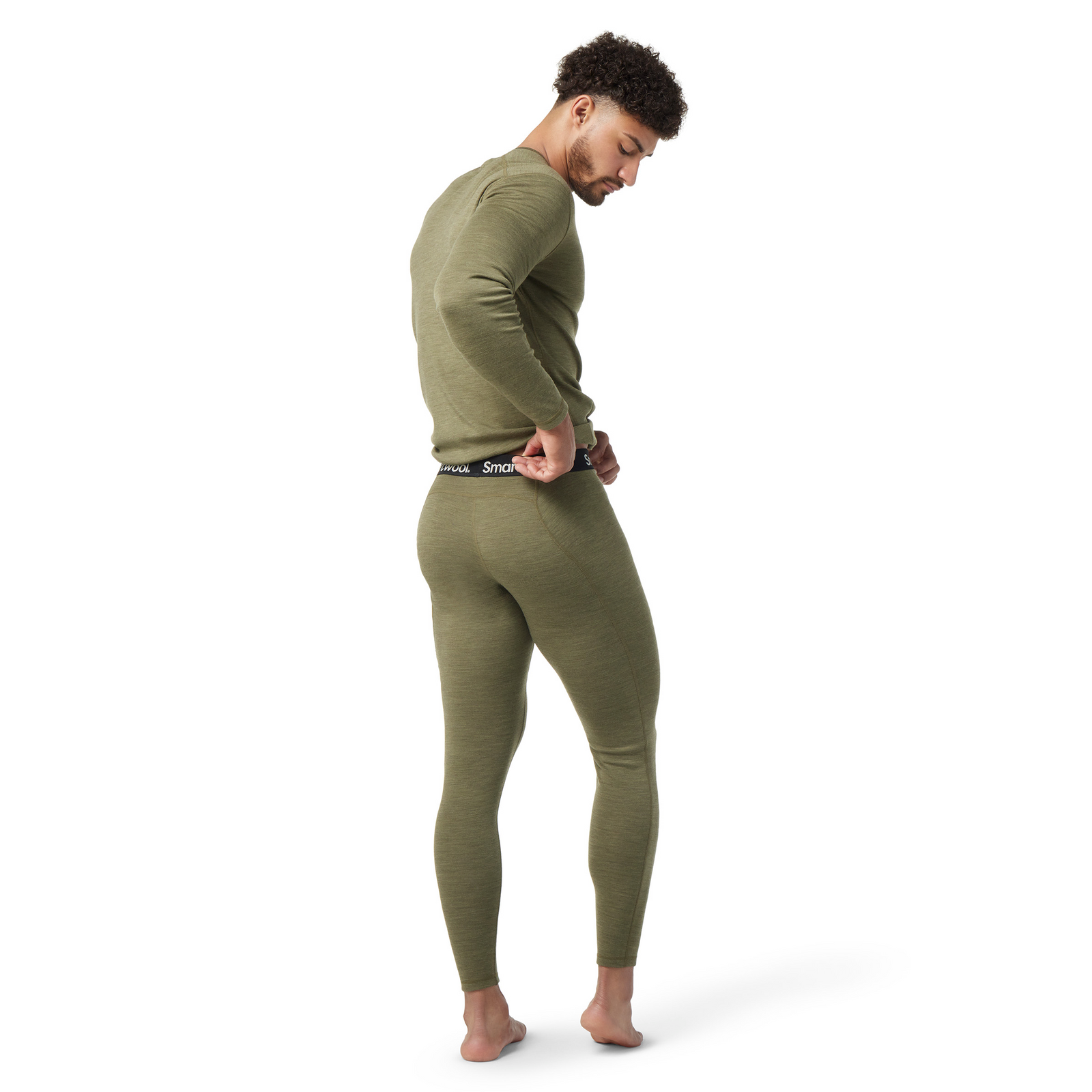 Men's Classic Thermal Merino Base Layer Bottom Deep Navy - ver - 7