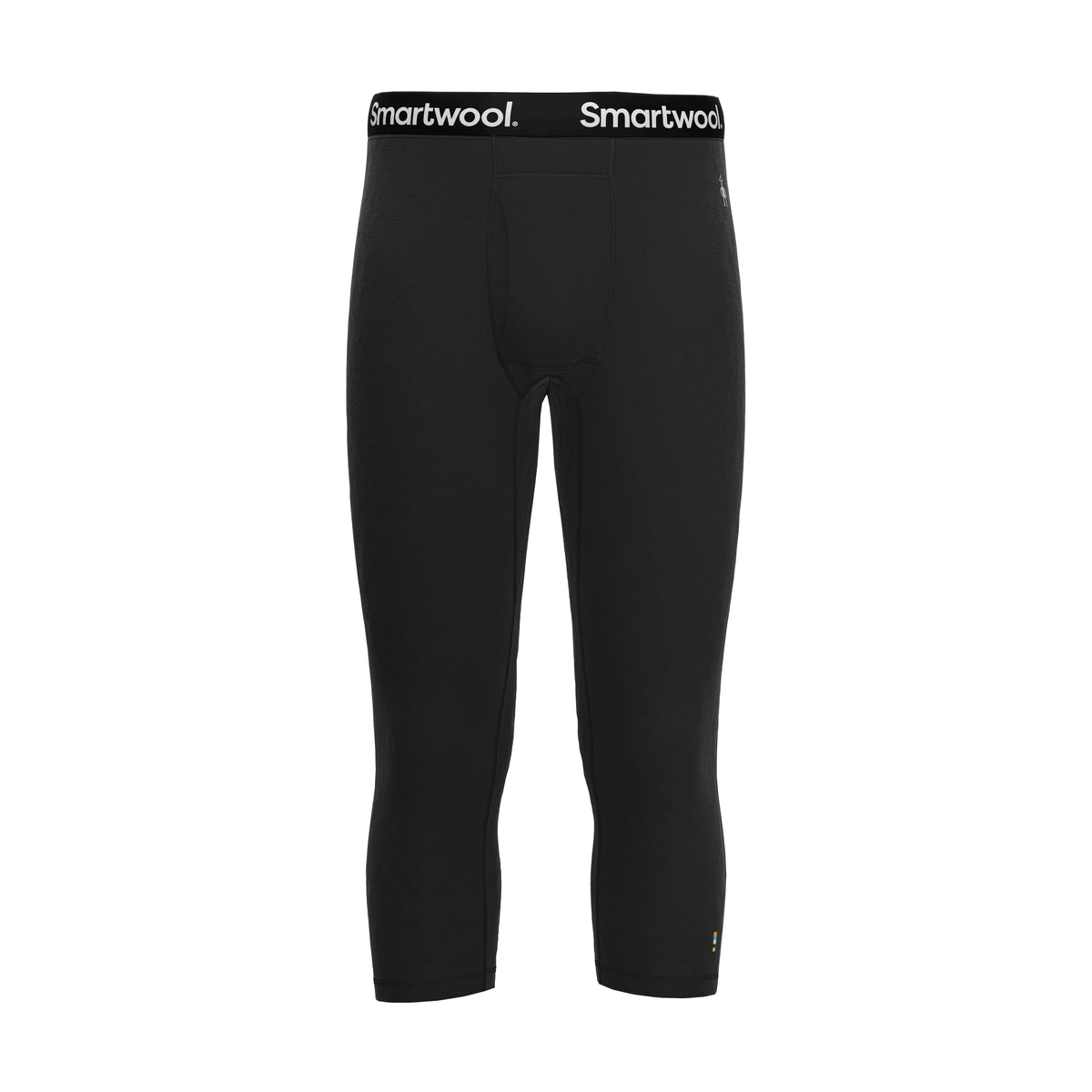 Men's Classic Thermal Merino Base Layer 3/4 Bottom Black - 3