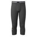 Men's Classic Thermal Merino Base Layer 3/4 Bottom Black - ver - 7