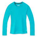 Women's Classic Thermal Merino Base Layer Crew Nightfall Blue Heather - ver - 128