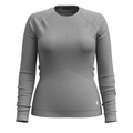Women's Classic Thermal Merino Base Layer Crew Nightfall Blue Heather - ver - 139