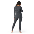 Women's Classic Thermal Merino Base Layer Crew Nightfall Blue Heather - ver - 117