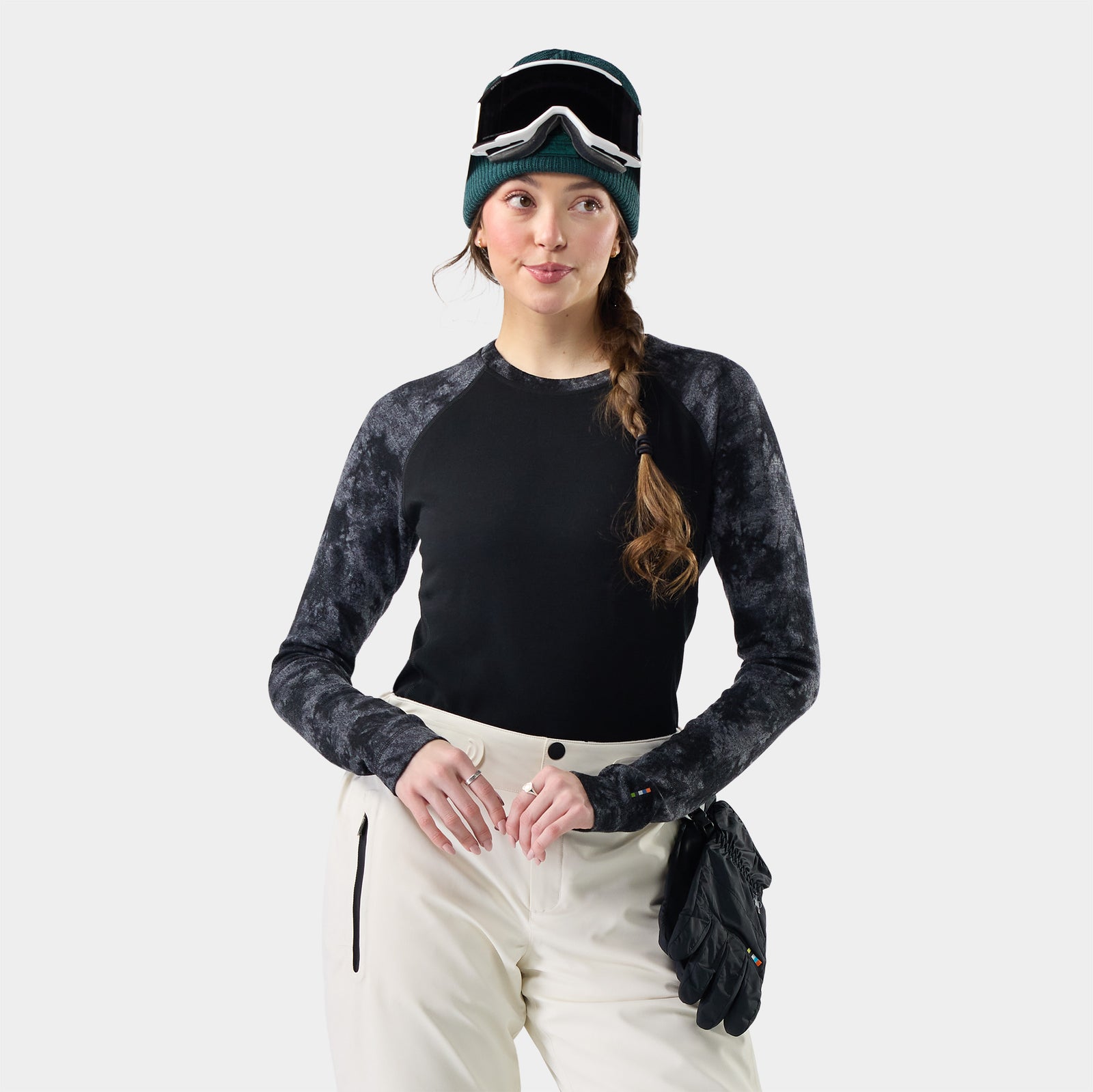 Haut de base Classic Thermal Merino à encolure ronde pour femmes  - voir - 4