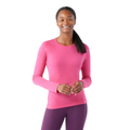 Women's Classic Thermal Merino Base Layer Crew Nightfall Blue Heather - ver - 17