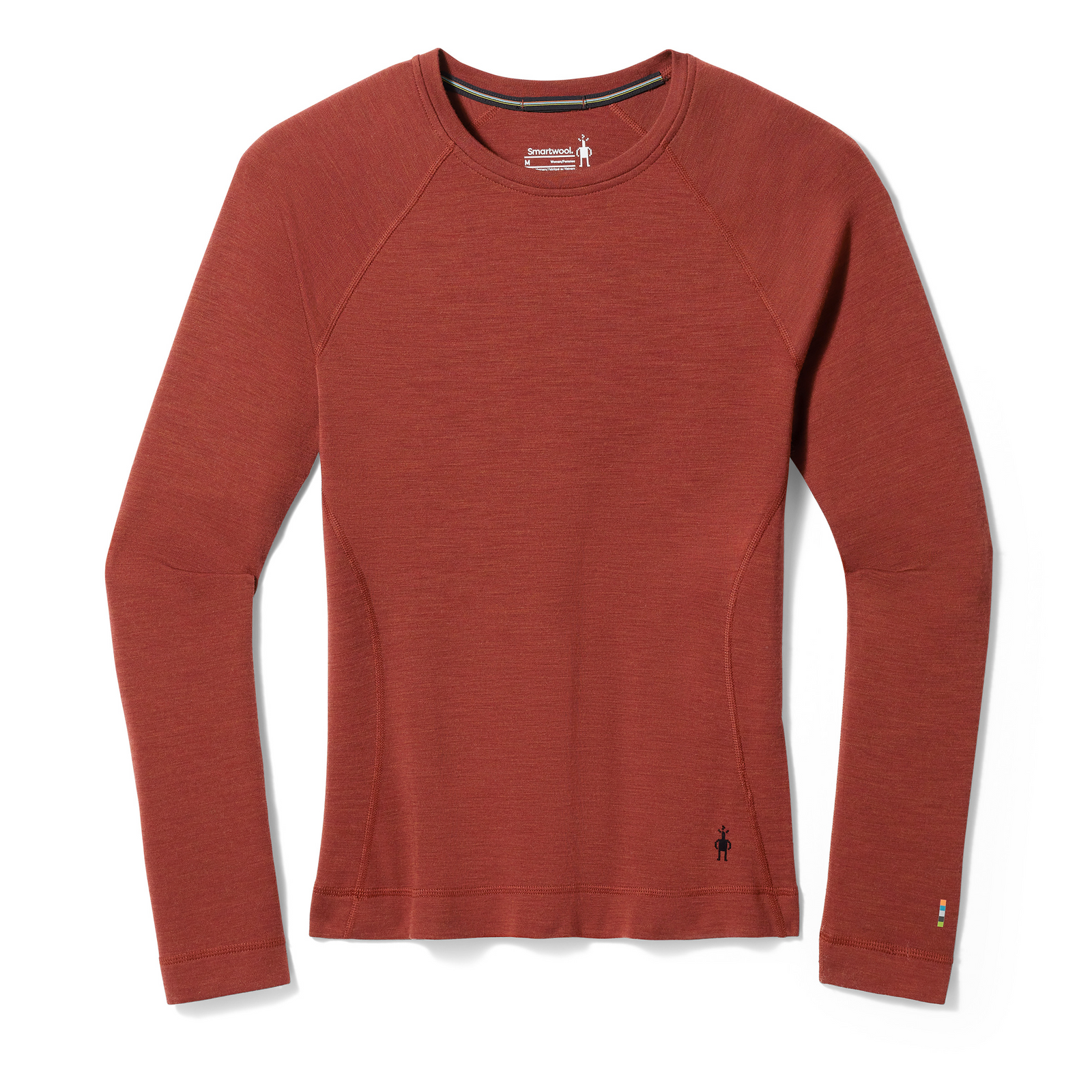 Women's Classic Thermal Merino Base Layer Crew Nightfall Blue Heather - ver - 4