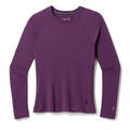 Women's Classic Thermal Merino Base Layer Crew Nightfall Blue Heather - ver - 90