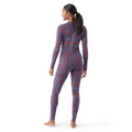 Women's Classic Thermal Merino Base Layer Crew Nightfall Blue Heather - ver - 6