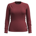 Women's Classic Thermal Merino Base Layer Crew Black Deco Floral - ver - 3