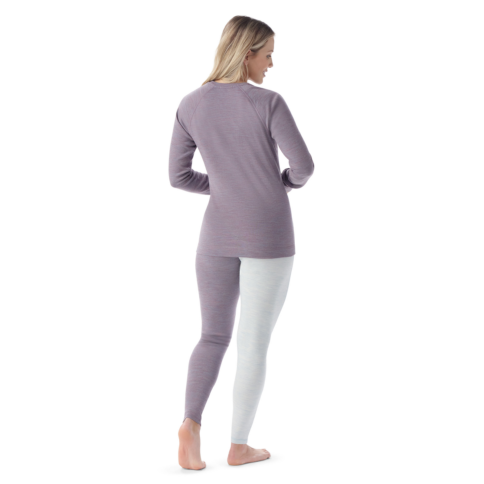 Women's Classic Thermal Merino Base Layer Crew Autumn Sun - ver - 2