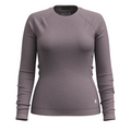 Women's Classic Thermal Merino Base Layer Crew Nightfall Blue Heather - ver - 145