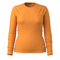 Women's Classic Thermal Merino Base Layer Crew Nightfall Blue Heather - ver - 151