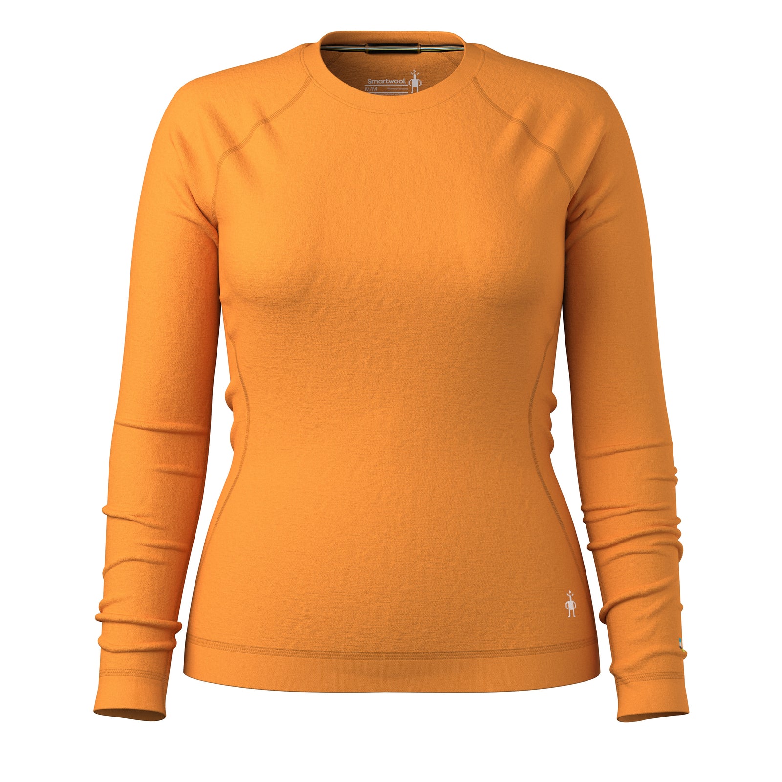 Women's Classic Thermal Merino Base Layer Crew Autumn Sun - ver - 3