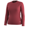 Women's Classic Thermal Merino Base Layer Crew Twilight Blue Heather - ver - 7