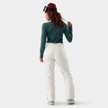 Women's Classic Thermal Merino Base Layer Crew Dark Teal Heather - ver - 2