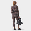 Women's Classic Thermal Merino Base Layer Crew Twilight Blue Heather - ver - 30