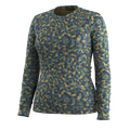 Women's Classic Thermal Merino Base Layer Crew Twilight Blue Heather - ver - 42