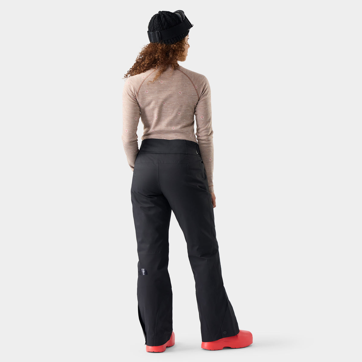 Women's Classic Thermal Merino Base Layer Crew Almond Donegal - ver - 2