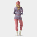 Women's Classic Thermal Merino Base Layer Crew Twilight Blue Heather - ver - 26