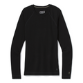 Women's Classic Thermal Merino Base Layer Crew Pacific Blue Floral - ver - 7