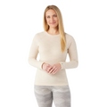 Women's Classic Thermal Merino Base Layer Crew Pacific Blue Floral - ver - 82