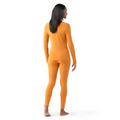 Women's Classic Thermal Merino Base Layer Crew Pacific Blue Floral - ver - 87