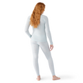 Women's Classic Thermal Merino Base Layer Crew Pacific Blue Floral - ver - 10
