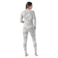 Women's Classic Thermal Merino Base Layer Crew Pacific Blue Floral - ver - 119
