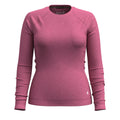 Women's Classic Thermal Merino Base Layer Crew Pacific Blue Floral - ver - 124