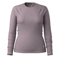 Women's Classic Thermal Merino Base Layer Crew Pacific Blue Floral - ver - 128
