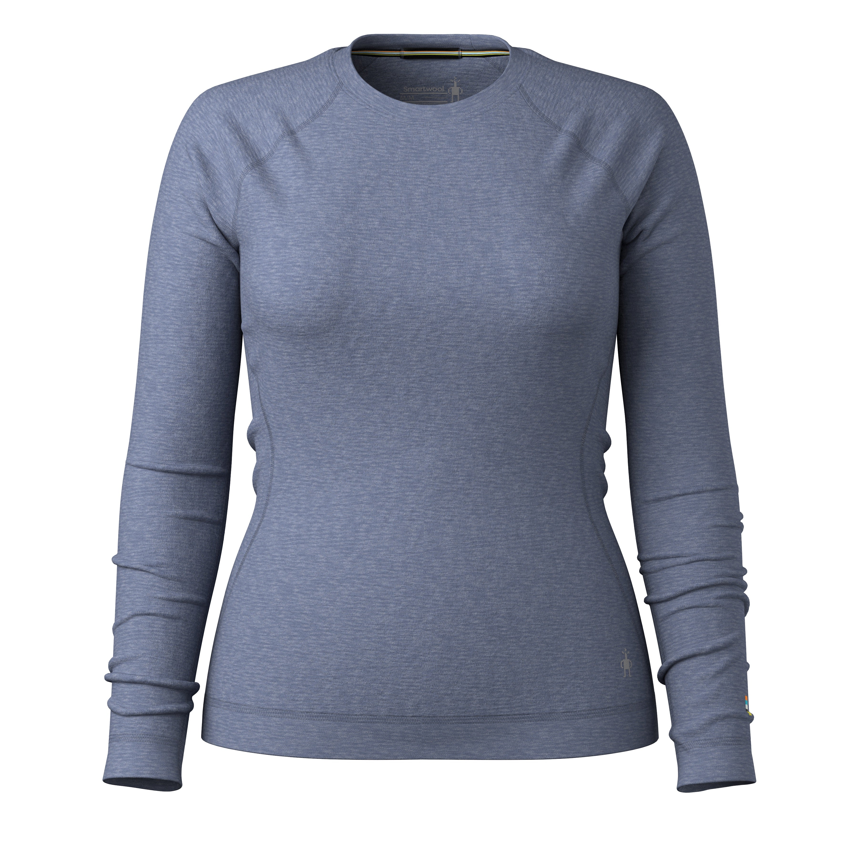 Women's Classic Thermal Merino Base Layer Crew - Chalk Violet Heather