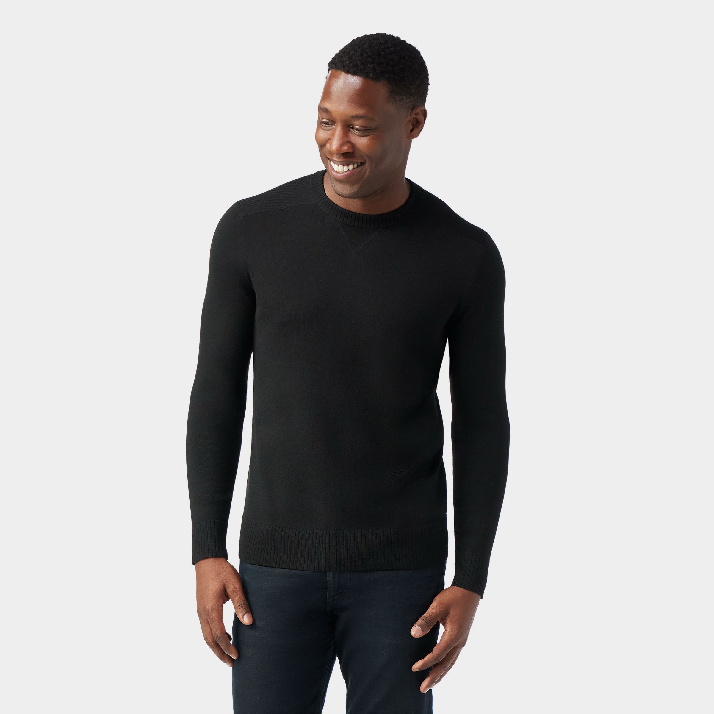 Men's Sparwood Crew Sweater - Pecan Brown-Squash