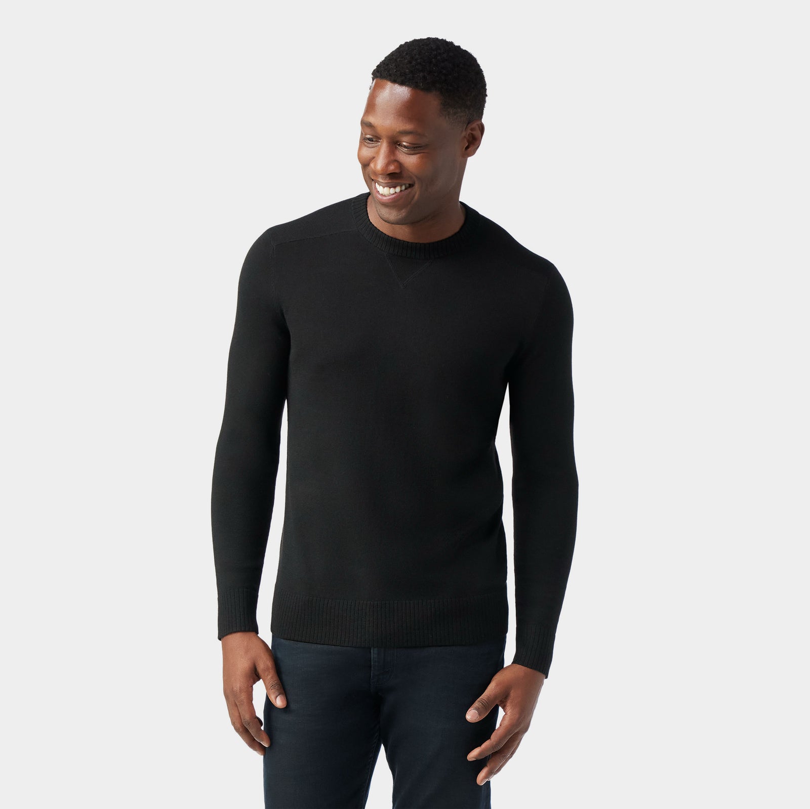 Men's Sparwood Crew Sweater Pecan Brown-Squash - ver - 1