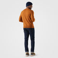 Men's Sparwood Crew Sweater Pecan Brown-Squash - ver - 2