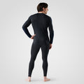Haut de base thermal à encolure ronde et contraste de couleurs Intraknit™ Merino pour hommes  - voir - 2