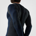 Haut de base thermal à encolure ronde et contraste de couleurs Intraknit™ Merino pour hommes  - voir - 4