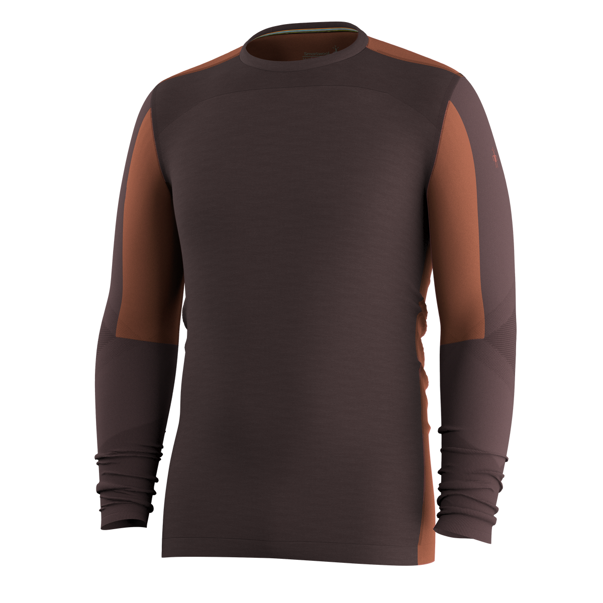 Haut de base thermal à encolure ronde et contraste de couleurs Intraknit™ Merino pour hommes  - voir - 4