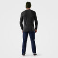 Men's Everyday Exploration Merino Long Sleeve Pocket Tee Black Heather - ver - 18