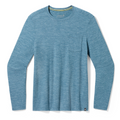 Men's Everyday Exploration Merino Long Sleeve Pocket Tee Black Heather - ver - 7
