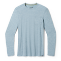 Men's Everyday Exploration Merino Long Sleeve Pocket Tee Black Heather - ver - 3