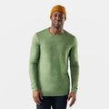 Men's Everyday Exploration Merino Long Sleeve Pocket Tee Black Heather - ver - 13