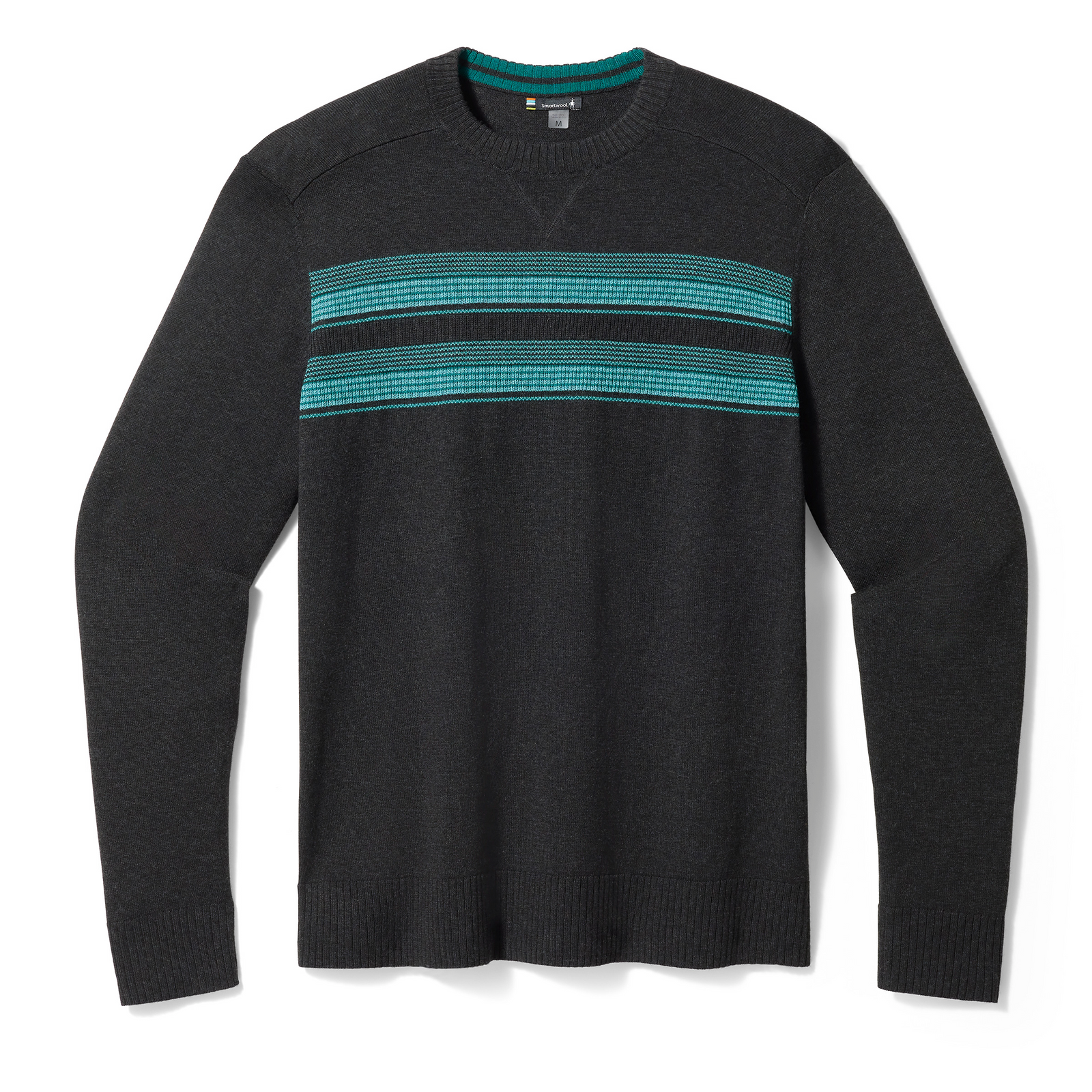 Men's Sparwood Stripe Crew Sweater Toasted Coconut-Light Gray - ver - 3