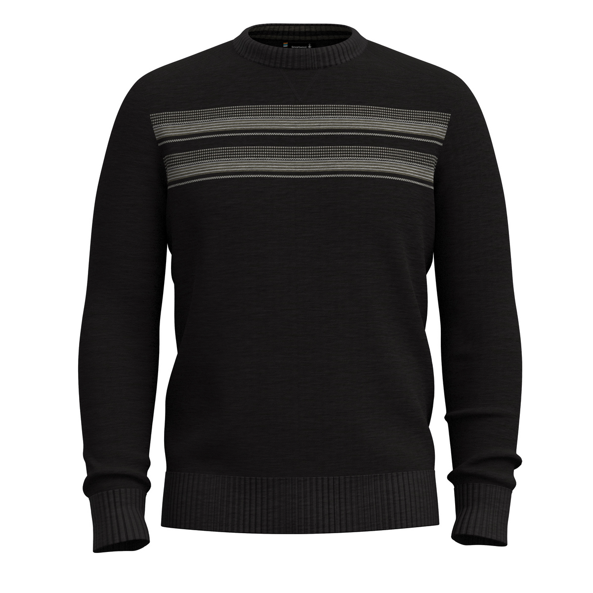 Men's Sparwood Stripe Crew Sweater Deep Navy