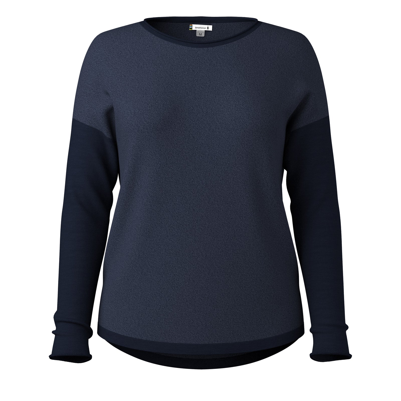 Women's Shadow Pine Colorblock Crew Sweater Almond Donegal - ver - 3