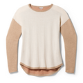 Women's Shadow Pine Colorblock Crew Sweater Almond Donegal - ver - 11