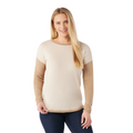 Women's Shadow Pine Colorblock Crew Sweater Almond Donegal - ver - 9