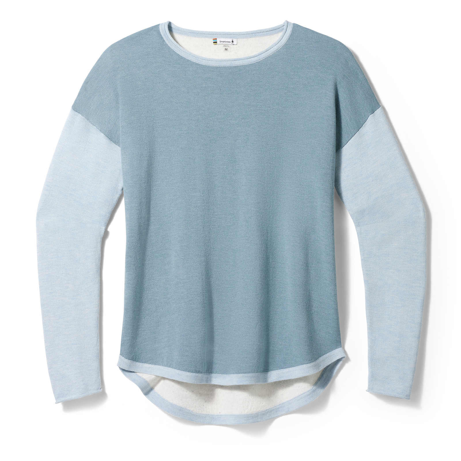 Women's Shadow Pine Colorblock Crew Sweater Almond Donegal - ver - 3