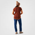 Women's Shadow Pine Colorblock Crew Sweater Almond Donegal - ver - 34