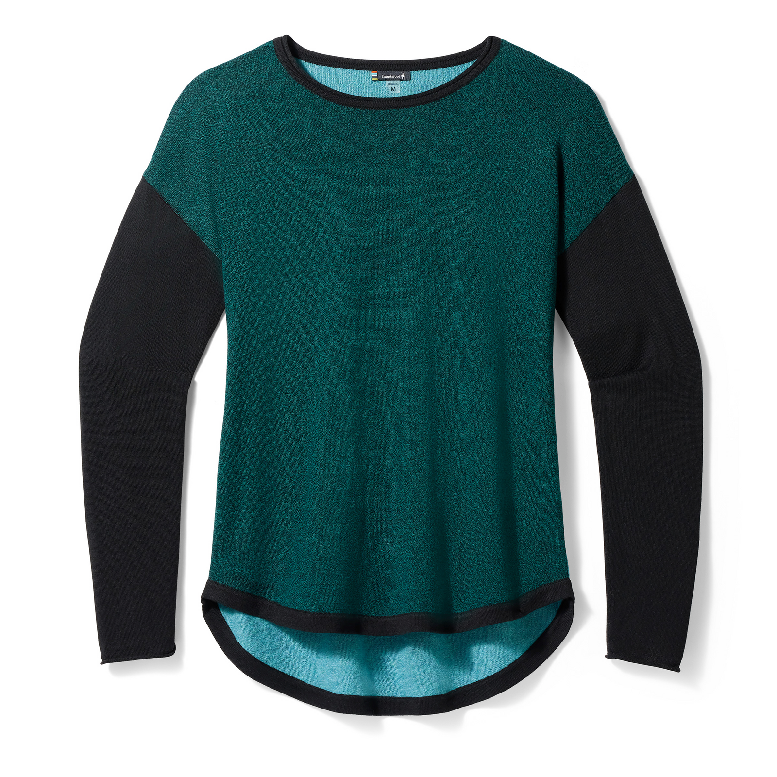 Women's Shadow Pine Colorblock Crew Sweater Almond Donegal - ver - 7