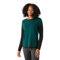 Women's Shadow Pine Colorblock Crew Sweater Almond Donegal - ver - 5