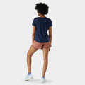 Women's Active Ultralite V-Neck Short Sleeve Burnt Sienna - ver - 2